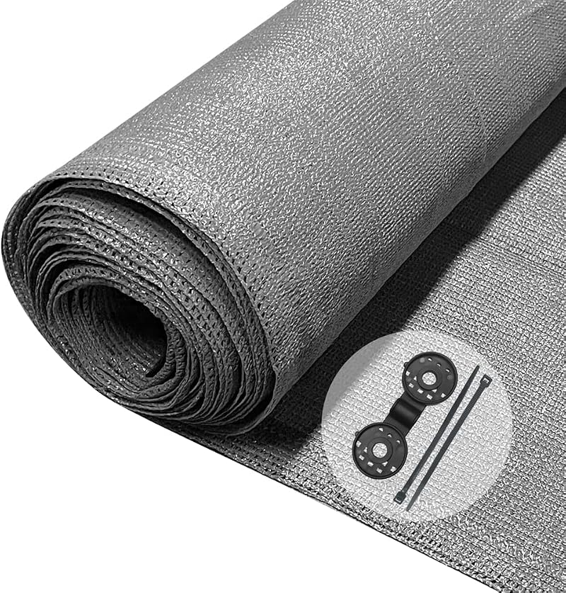 VOUNOT Privacy Netting 1.5x10m Garden Screening HDPE 75% Shading UV-Resistant