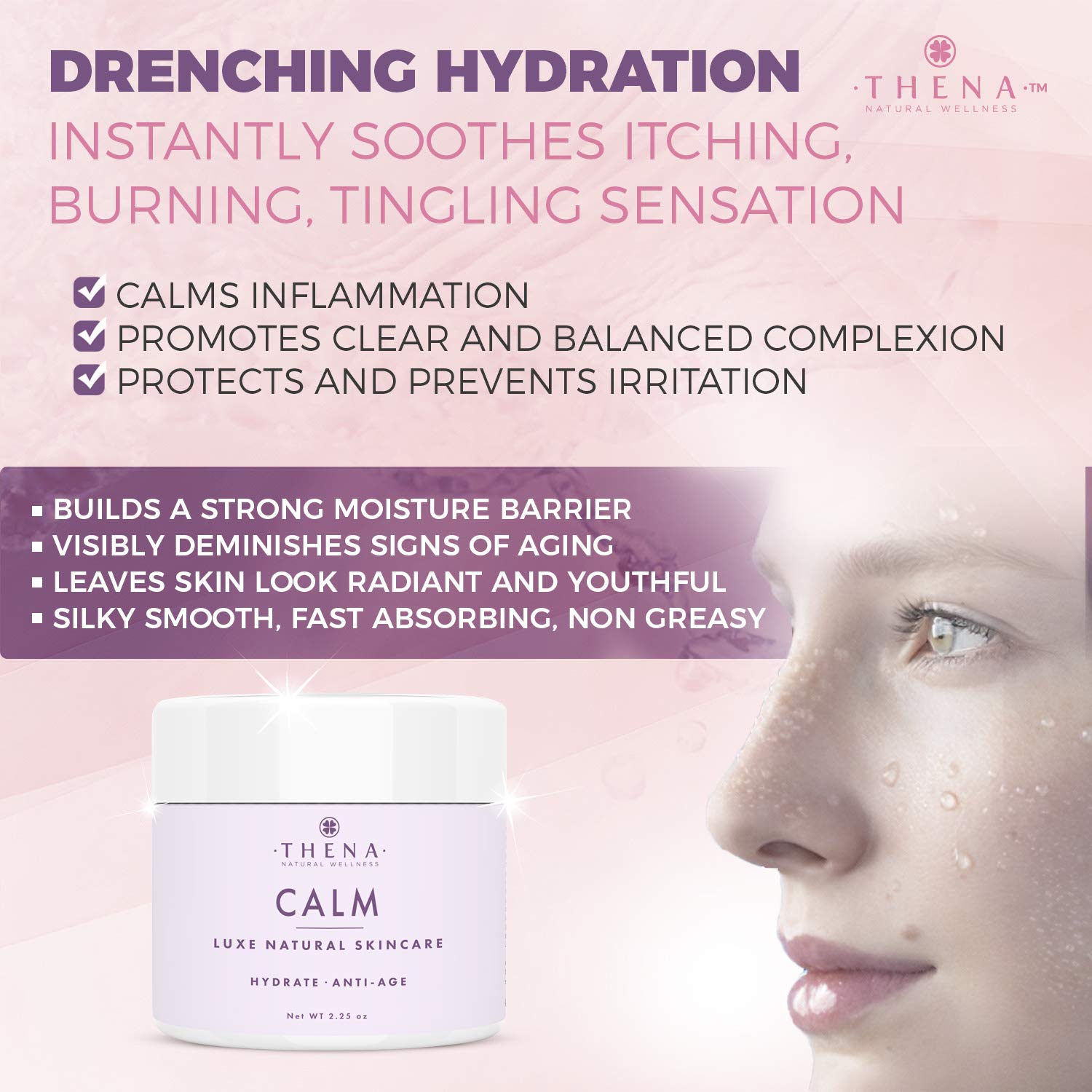 Organic Face Moisturizer Cream Ultra Hydrating Facial Cream With Hyaluronic Acid, Best Natural Anti aging Skin Care Facial Moisturizer For Women Men, Best Moisturizing Face Lotion Dry Combination Skin: Beauty