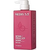 Medix 5.5 Retinol Body Lotion Firming Moisturizer | Crepey Skincare Treatment | Retinol Body Cream | Anti Aging Firming Cream For Women Targets Look Of Crepe Skin, Wrinkles, & Sagging Skin, 15 Fl Oz