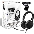 AVerMedia BO317 Video Conferencing Kit 1080p Webcam USB Headphone, Video Conferencing, Gaming Accessories for PC and Laptop