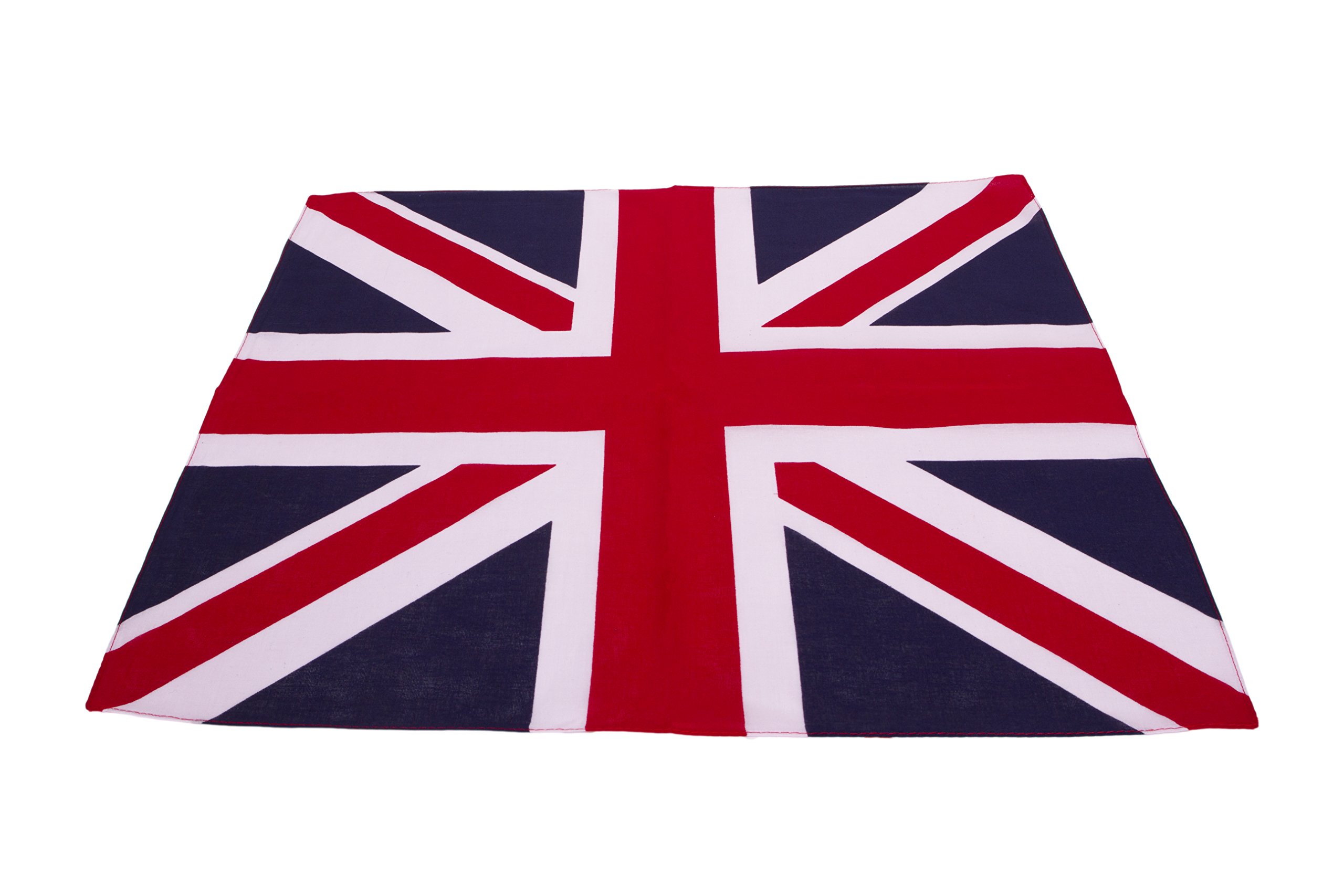 M MACAHEL Cotton Paisley Design Bandana (Union Jack)