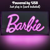 Paladone Barbie LED Neon Light Officially Licensed Pink Sign 6x12 USB view 5