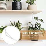 HAOCHEN Heavy Duty 8P Ceiling? No: 8 Pieces Shelf Brackets 200x120mm White view 5