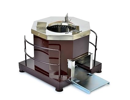 AGNEEKAA Ecomini Steel Biomass Cook Stove - Brown