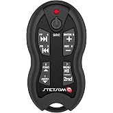 Stetsom SX2 - Universal Remote Control, Infrared, Long Range (1640 ft), 16 Functions, Learning Mode, Compatible with Car Audio Head Units, Home Devices and Video Equipment