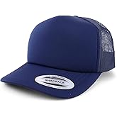 Armycrew XXL Oversize Curved Visor Foam Trucker Mesh Snapback Cap