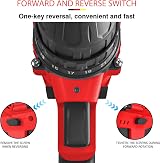 Qimu 21V Cordless Drill Set 1.5Ah Battery 2 Speed 25+1 Torque 3/8" Chuck view 3
