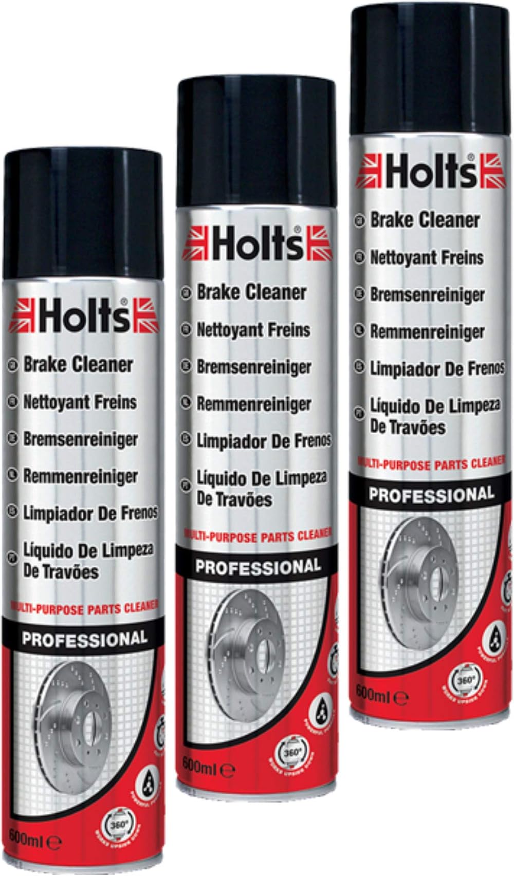 UINCLU Holts Brake Cleaner Spray 600 ml Car Maintenance 0131