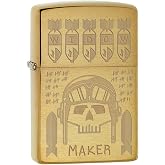 Zippo Lighter: Widow Maker, Trench Art - Brushed Brass 77385