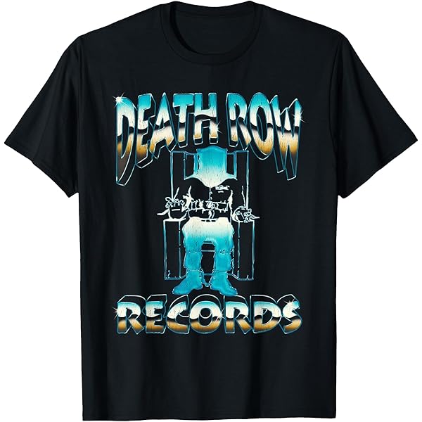 Death Row Records Wordmark w/Paisley UV Fitted Hat (6 7/8, BLK/RED