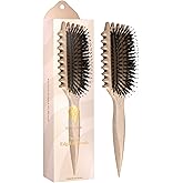 Bounce Curl Define EdgeLift Brush, 5-in-1 Tool for Effortlessly Defined Curls, Waves & Coils, Reduces Frizz - Tan