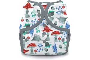 Thirsties Duo Wrap Reusable Cloth Diaper Cover, Snap Closure, Forest Frolic Size One (6-18 lbs)