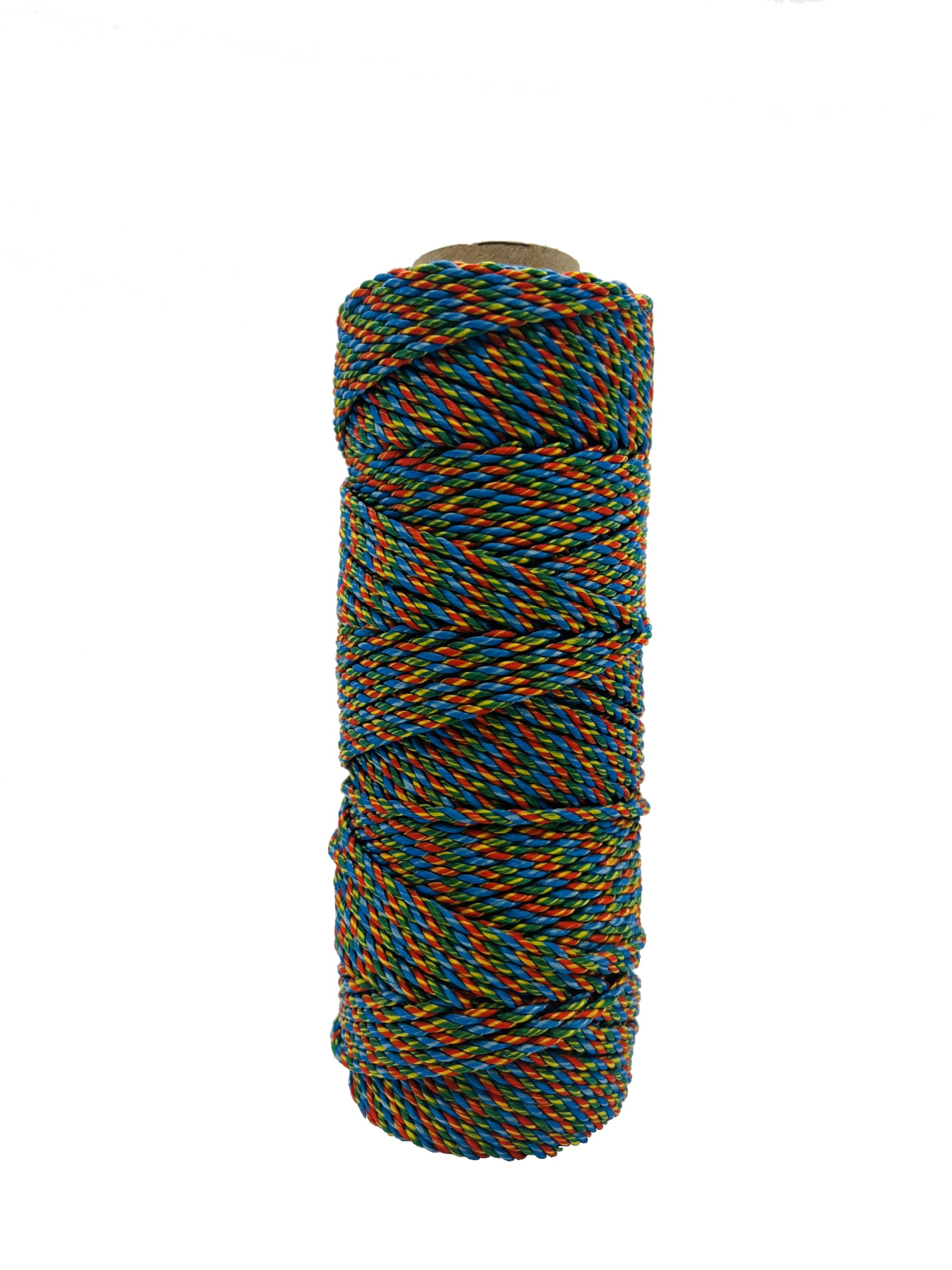 Photo 1 of Twine by Design #36 Rosary Twine, 3-Strand Twisted Crafting Cord, Multicolor Jubilee Pattern (200 FEET)
