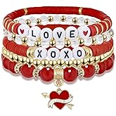 ATRIYFUL Valentine's Day Bracelets for Women Valentines Day Gifts for Her Women Valentine Outfits