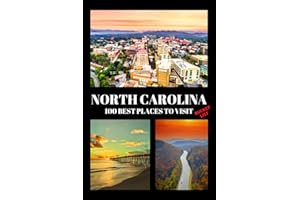 North Carolina Bucket List: 100 Best Places To Visit | Adventure Guide Book & Journal | Most Famous Wonders and Attractions