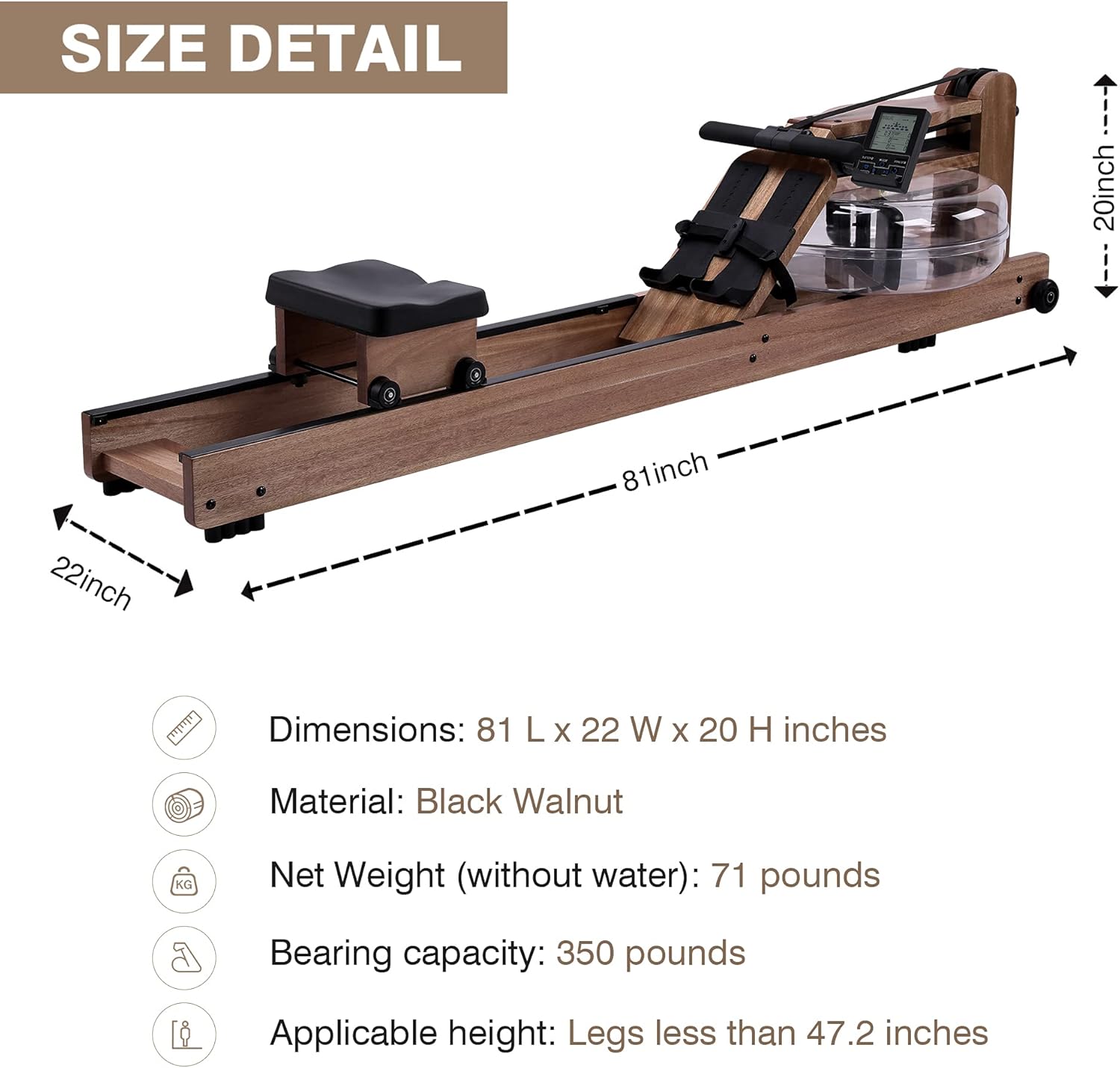 eriding rowing machine