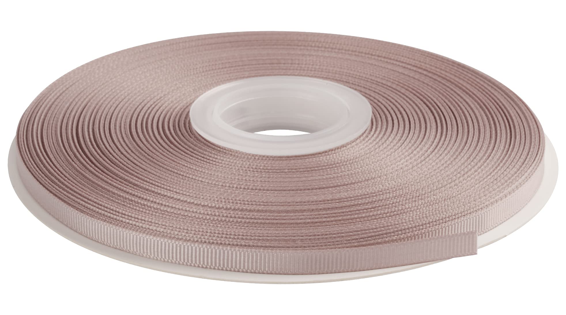 AVANAVA 6mm Wide Grosgrain Ribbon - 45 Meters, Ideal for Gift Wrapping, Hair Bows, Home Decor, Flower Arrangement (823-Ash)