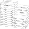 Amazon.com: Mauproy 28 Pack Mixed Sizes Small Plastic Storage ...