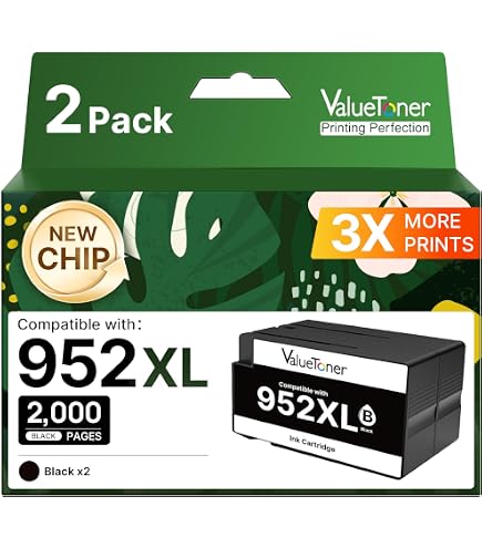 Amazon.com: Valuetoner 952XL Ink Cartridges Combo Pack Replacement
