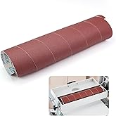 SCOTTCHEN Cloth Backed Drum Sander Sandpaper Rolls,3 Inch x 35 Feet,120 Grit, Ready-to-Wrap Ready-to-Cut Aluminum Oxide Sandpaper,Abrasive Paper Roll for Metalworking, Woodworker, Furniture Repair