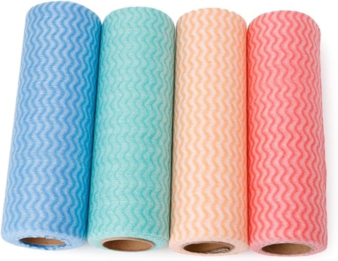 SoundsBeauty 1 Roll Disposable Nonwoven Dish Cloth Home