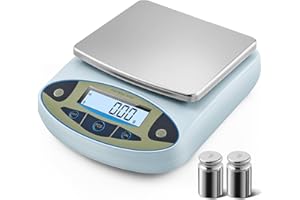 Antstone lab Scale 6000g x 0.01g Digital Gram Scale 0.01g Accuracy High Precision Scientific Analytical Balance for Laboratory, Jewelry Weighing (6000g, 0.01g)