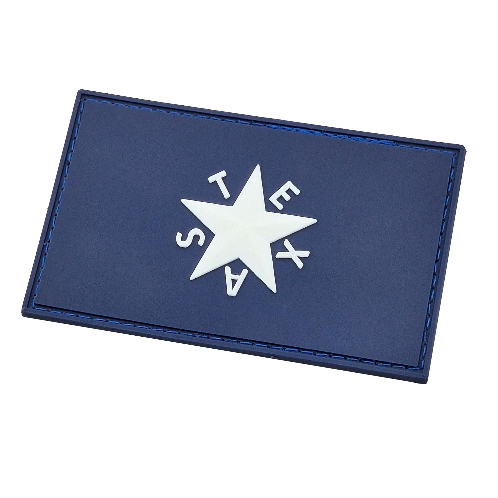 LEGEEON Texas de Zavala Flag TX Lone Star Tactical Morale PVC Rubber Patch (Full Color) Compatible with Velcro - Patches for Clothes, Tactical Gear, Plate Carrier, Airsoft Vest, and Patches for Hats