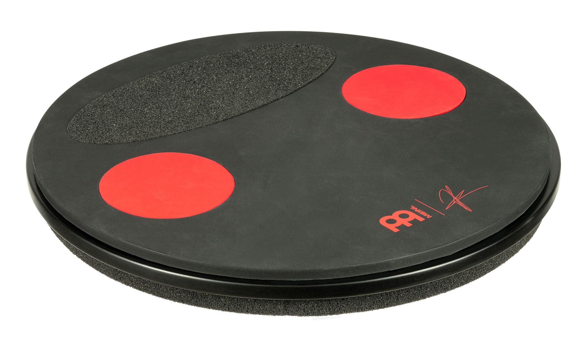 12" Split Tone Practice Pad, Anika Nilles Signature for Drum Training and Workouts—Three Different Surfaces for Feel and Volume, TWO-YEAR WARRANTY