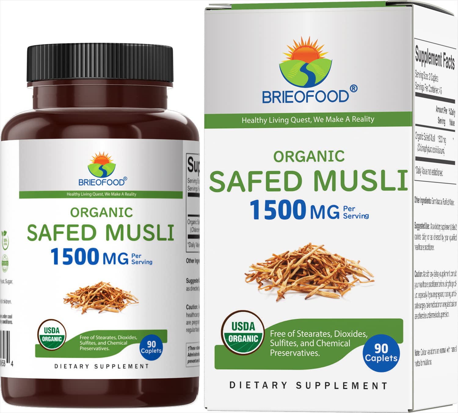 Organic Safed Musli 1500 MG