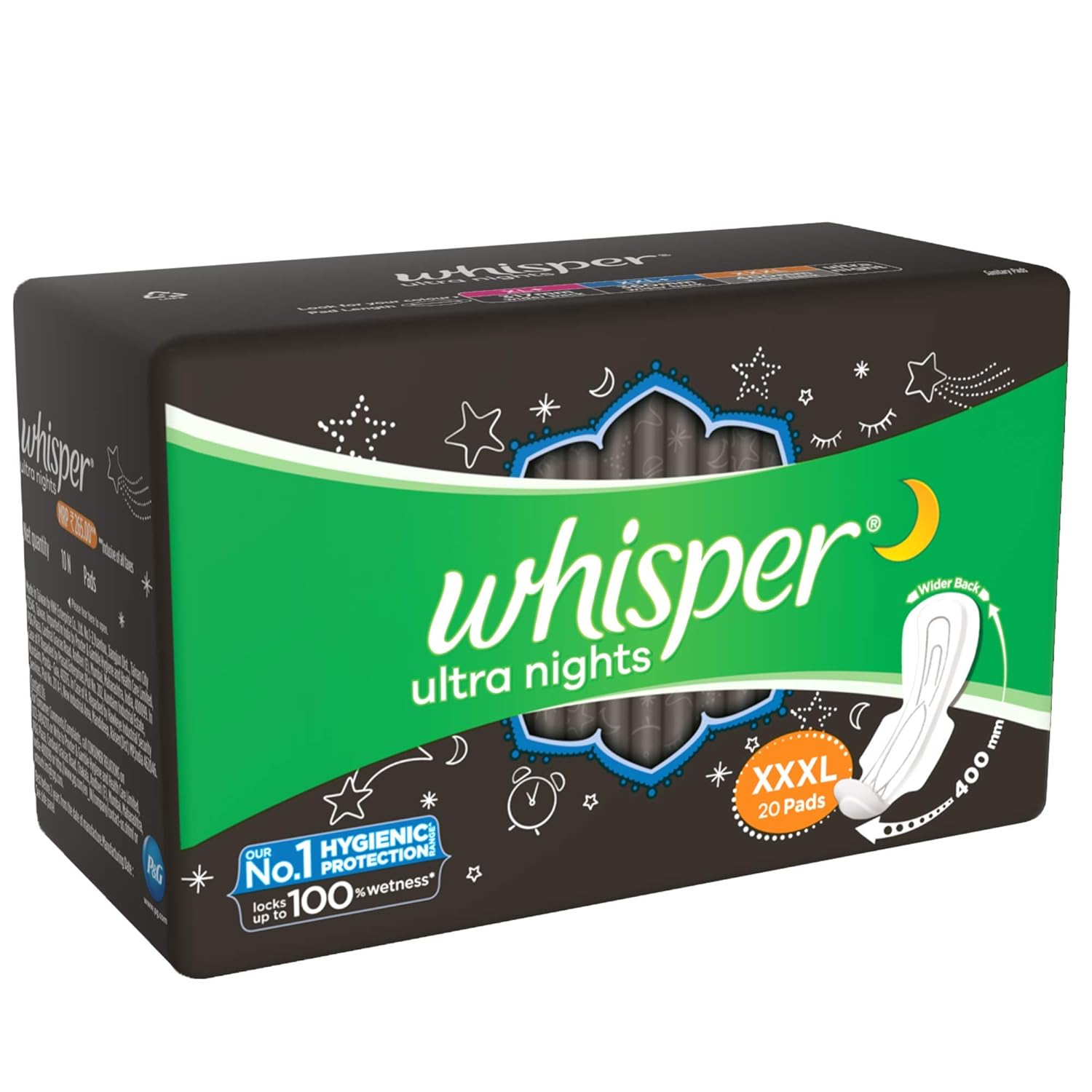 Whisper Ultra Night XXXL 20 Pieces Sanitary pads for women Amazon.in