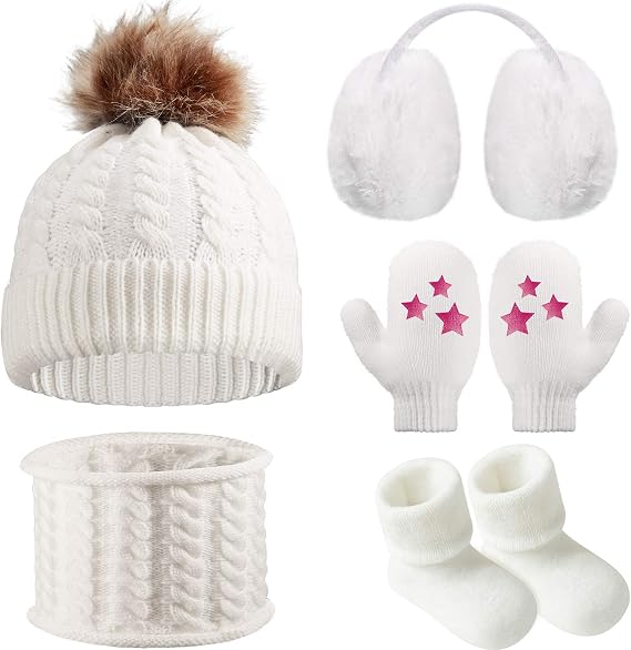 Humble Microprocesseur Charmant Bonnet Et Moufles Bebe Gris Avec Oreille Calcium Ciel Creation