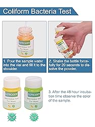 LUVCOSY Well Water Test Kit, 2 Bottles Coliform