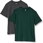 Amazon Essentials Men's Active Quick Dry Tech Stretch Lightweight Short-Sleeve T-Shirt