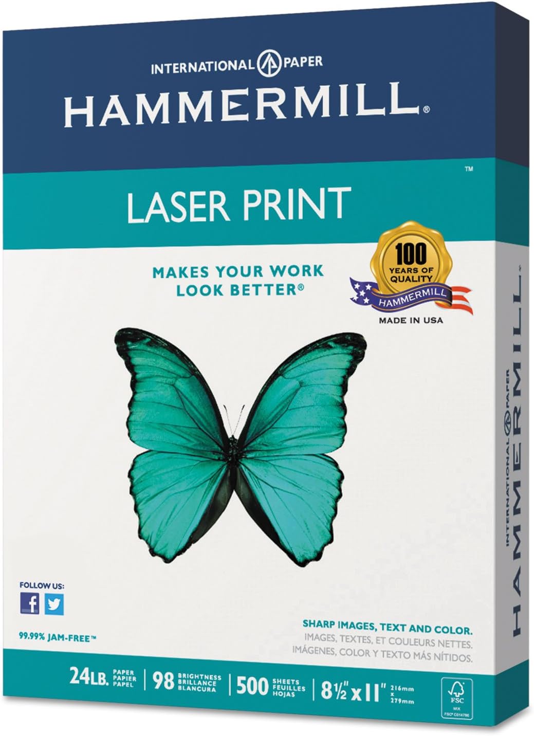 Hammermill Laser Print Office Paper : Laser Printer Paper : Office Products