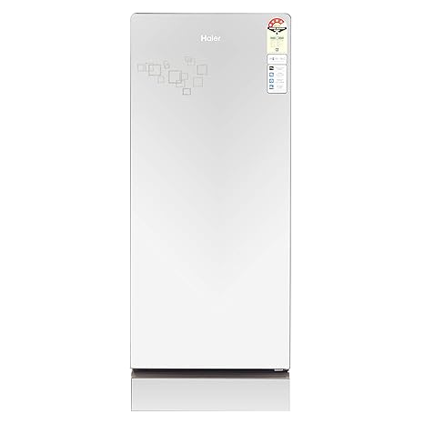 Haier 195 L 4 Star Direct Cool Single Door Refrigerator (HRD-1954PMG-F, Mirror Glass, Base drawer)