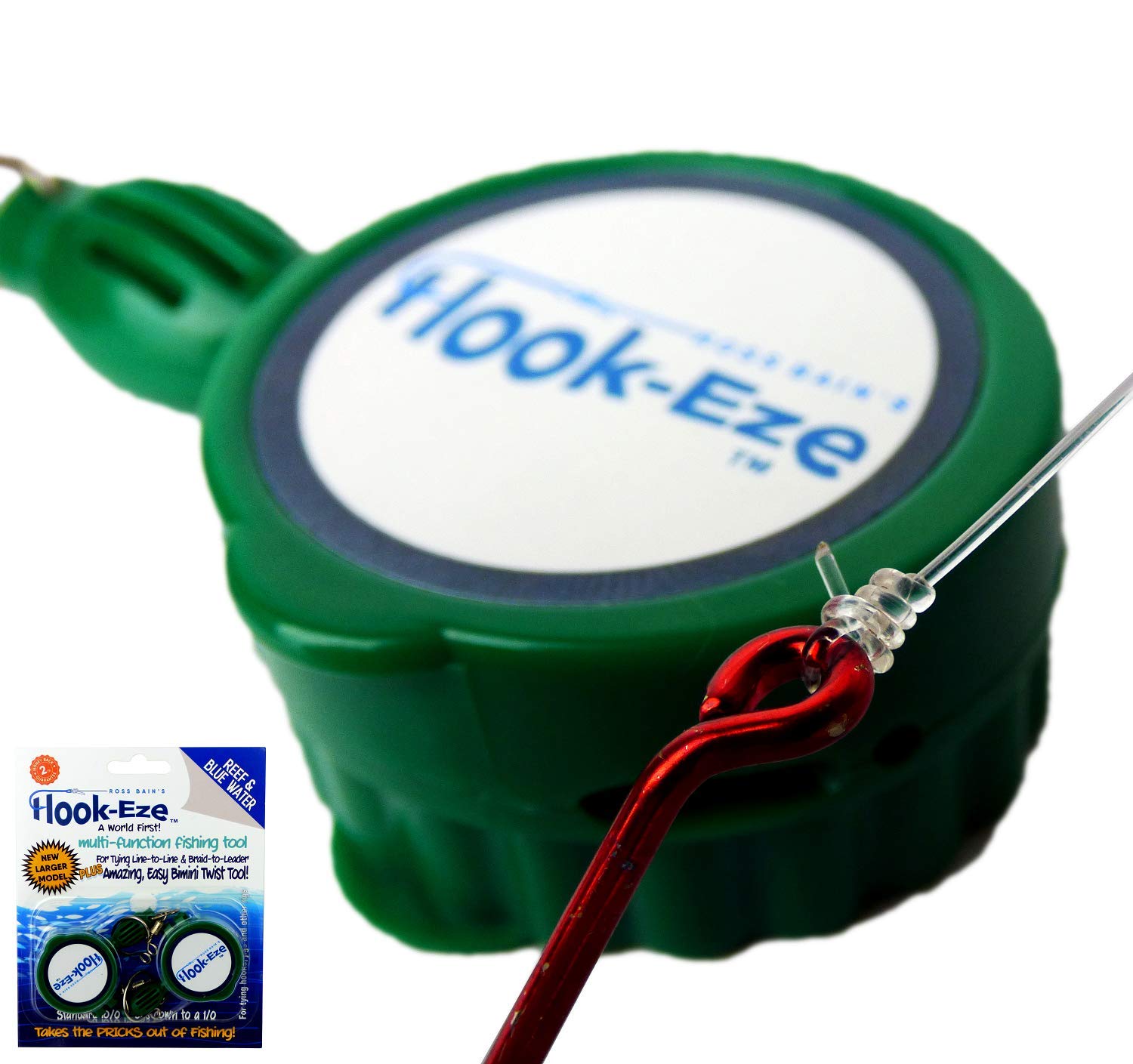 HookEze Fishing Gear Knot Tying Tool Large Saltwater and Freshwater