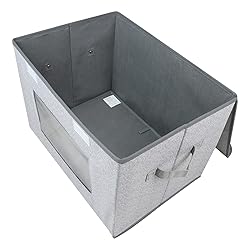 Univivi [4-Pack Fabric Storage Boxes Collapsible