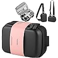 TAAOKA Digital Camera Case, Protective & Lightweight Camera Case with 3 Carrying Ways, Waterproof & Shockproof Small Camera Bag for Canon Power Shot/Sony DSCW800/DSCW830 - Black