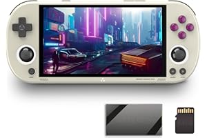 EWDGOES Trimui Smart Pro 5 inch Handheld Game Console Preinstalled Emulator System Retro Gray 64GB