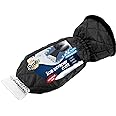 SCRUBIT Ice Scraper with Glove - Car Windshield Scraper for Ice and Snow w/Fleece Mitt - Quickly Scrape and Remove Snow While