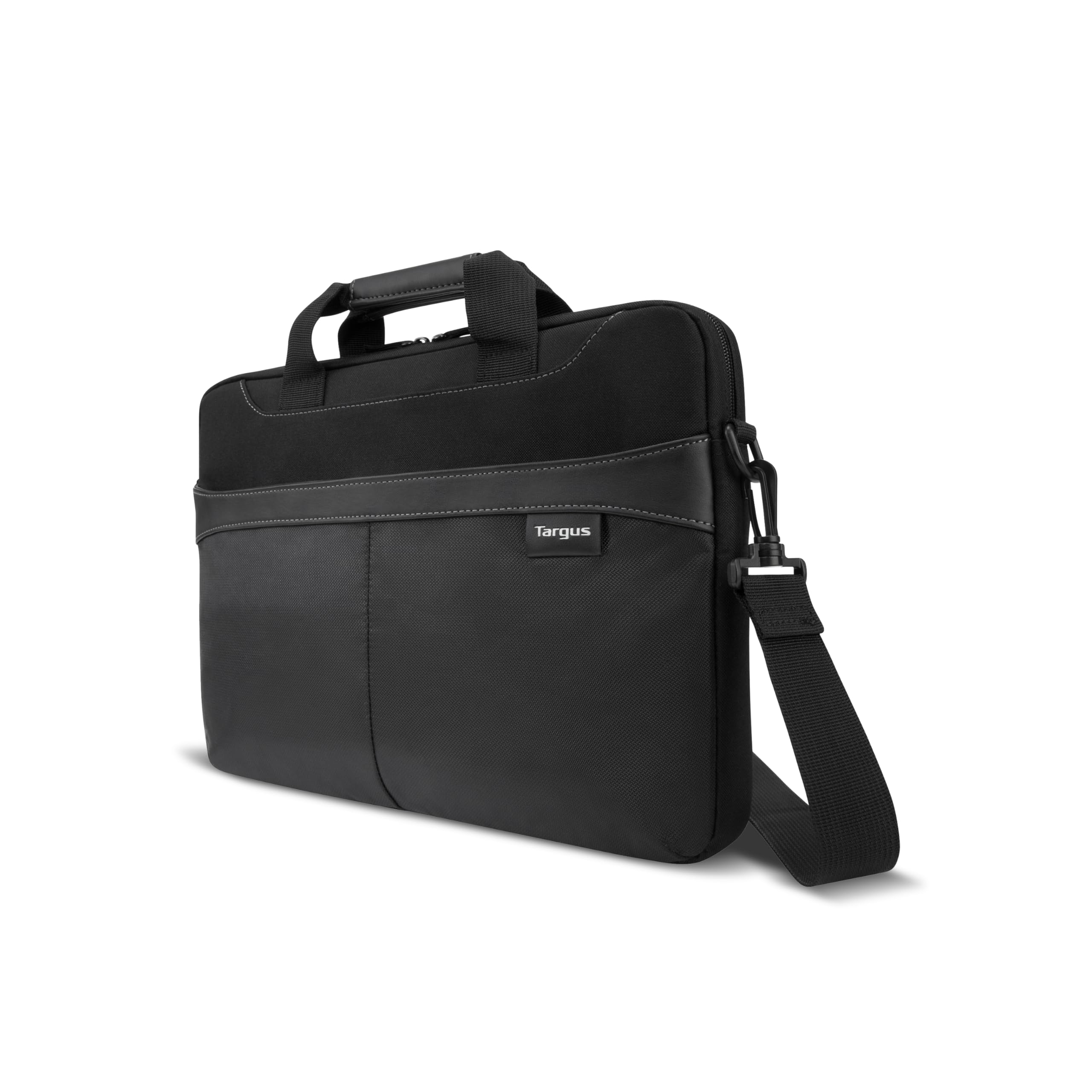 Targus 15.6" Business Casual Slipcase, Black (TSS898) - Unisex Adults Laptop Bag for 12-15" Laptops, Water Resistant, Adjustable Shoulder Strap, Lightweight