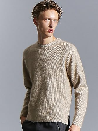 Amazon アバハウス Abahouse トップス ウールラクーンリブ編み