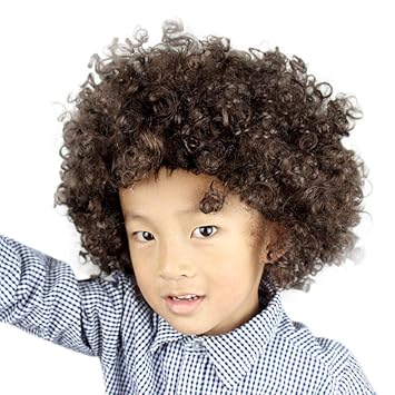 Amazon Com Dumanfs Party Disco Funny Afro Clown Hair Wigs