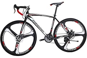 EUROBIKE Bikes EURXC550 21 Speed Road Bike 700C Wheels Road Bicycle Dual Disc Brake Bicycles ……