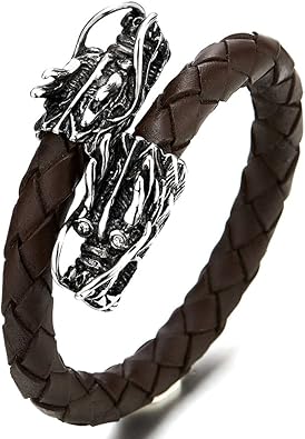 Amazon Com Coolsteelandbeyond Elastic Adjustable Mens Brown