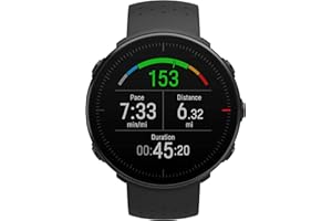 POLAR VANTAGE M –Advanced Running & Multisport Watch with GPS and Wrist-based Heart Rate (Lightweight Design & Latest Technology), Black, M-L