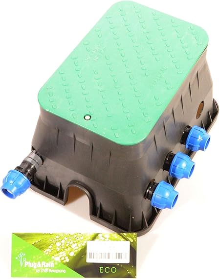 Ventilbox Eco 3 X Hunter Pgv 100 Mm Magnetventil 3 Zonen Mit 32 Mm 1 Anschlussen Fur Pe Rohr Bewasserung 24vac Ventilverteilung Dvs Beregnung Amazon De Garten