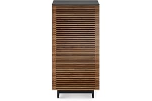 BDI FURNITURE BDI Corridor 8172 Enclosed Audio Tower, Natural Walnut