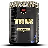 Redcon1 Total War Preworkout Powder - 50 Servings, Boost Energy, Increase Endurance and Focus, Beta-Alanine, 350mg Caffeine, 