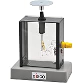 Eisco - Gold Leaf Electroscope for Electrostatic Charge Detection and Physics Classroom Experiments